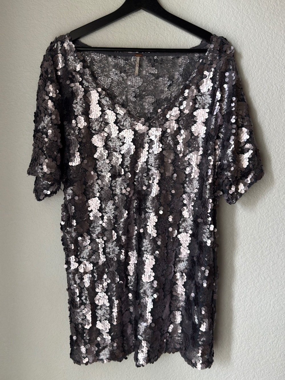 Free People Sequin Tunic Dress